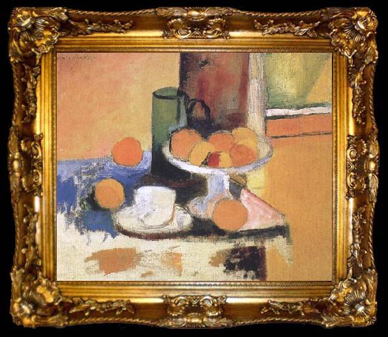 framed  Henri Matisse Still Life with Oranges (II) (mk35), ta009-2